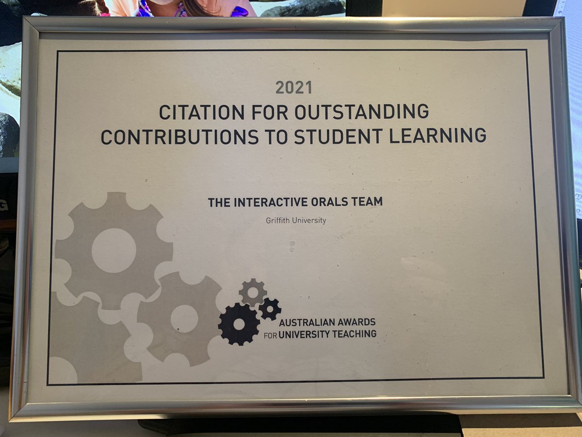 Loges_2010's tweet photo. A wonderful evening spent with @popi_sotiriadou and our fellow citation and award winners at the AAUT presentations @QUT - next presenting our experience designing #authentic #interactiveoral #assessments at @UniMelb @williams_centre Tuesday 21 June.  https://t.co/179DgI23ln https://t.co/jQGksa8hXR