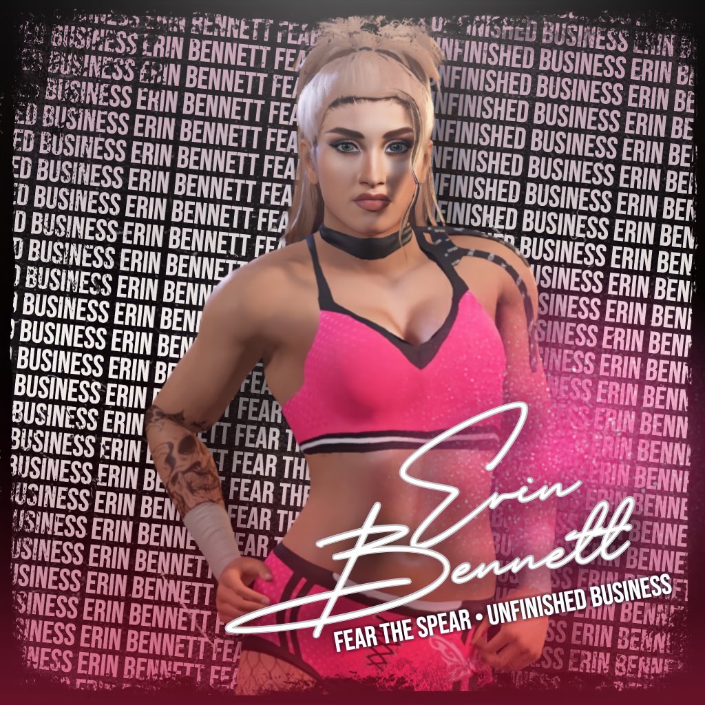 ErinBennett2k's tweet photo. 💪🏼🦋🏆
#TheUnfinishedBusiness #FearTheSpear 
#FirstEverShowcaseWomensChampion #WWE2K22 #FirstEverAWFEuropeanWomensChampion #Strength #ItsMyTurnNow #CawModel #CawLife #FanAccount #Confident #DoWhatYouLove #WhosNext #DoItForTheProcess https://t.co/PBvqk4X14Q