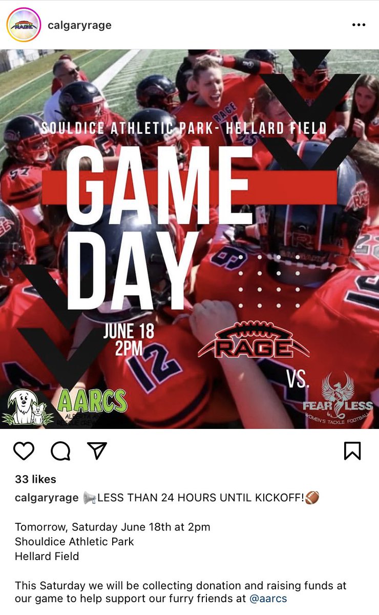 Info for tomorrow’s game between 
the Manitoba Fearless and the Calgary Rage! 👇🏻

<a href="/CalgaryRage/">CalgaryRage</a> <a href="/fearlessfootbal/">Manitoba Fearless</a> <a href="/WWCFL/">Western Women's Canadian Football League</a> #WWCFL #WomensTackleFootball
