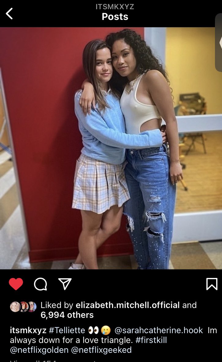 barbiefitting's tweet image. Imani really shut this shit down QUICKLY. She didn’t like the post, she posted “C&amp;amp;J🖤”, she didn’t like any of the comments only Sarah Catherine’s. Oh she dead serious😭 #Firstkill