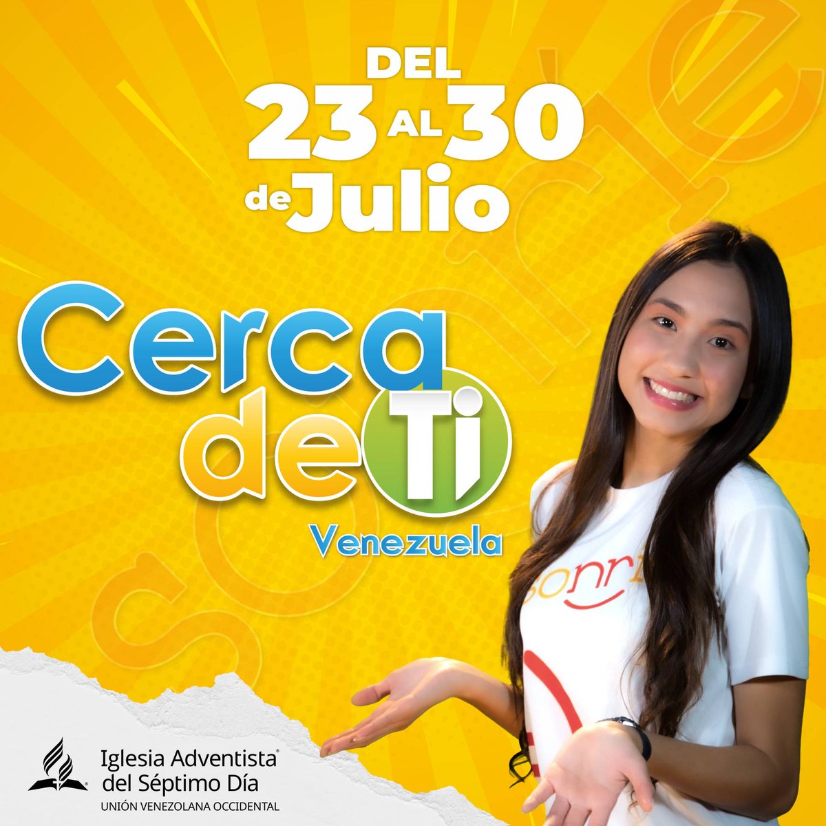 uvoccidental's tweet photo. 🎉🎉🎉¡Ya se acerca!  ¿Estás preparado?🎉🎉🎉

😃Ya viene la actividad que activa a Venezuela Occidental en el servicio para Dios.😍

🔸Será del 23 al 30 de Julio
🔸Será una actividad a nivel de campos locales.
🔸Alista tu Franela. https://t.co/mAU1GyCMsp