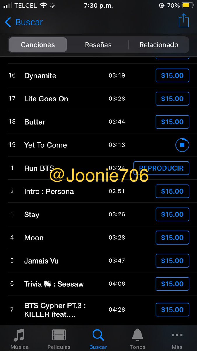 Joonie706's tweet photo. @SeokjinOficial @BTS_twt Súper lista mi compra ✨y ya reproduciéndola
#TeamWithFun
#YTC1Mx #BTS #YetToCome
@BTS_twt https://t.co/4PFtro1O4o