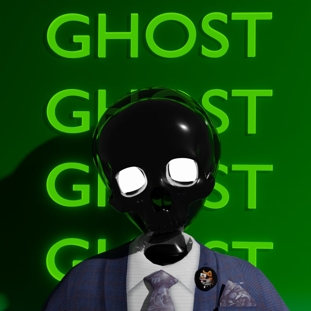 hobodogeman's tweet photo. @BlomgrenSOL @GhostKidDAO Yes, ghost follow ghost ... follow ghost, and the encircling spirits grow ever more 👻 #WAGBOO 💀 https://t.co/nfEqlNxh8c