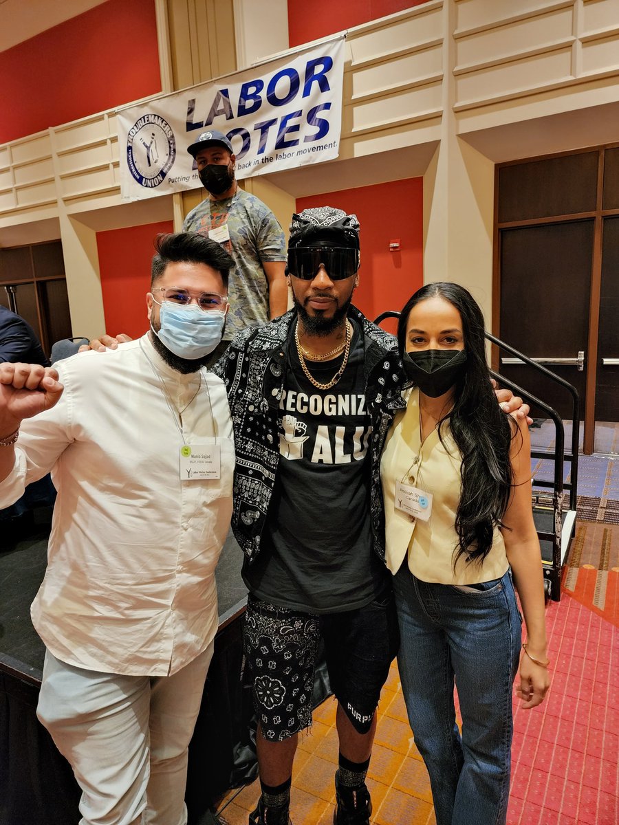 MunibSajjad's tweet image. Can't match the drip like Chris Smalls of @amazonlabor! @Shut_downAmazon @AminahSheikh @labornotes #LaborNotes2022