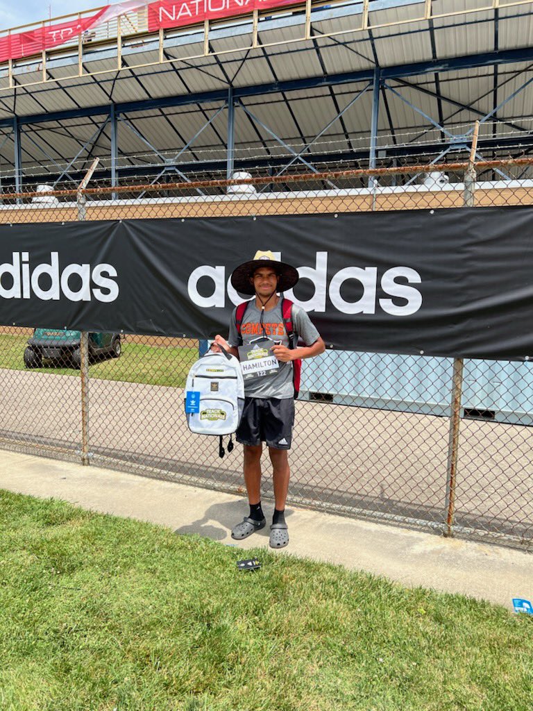 BPTrackField's tweet photo. Jeremiah is checked in and ready to roll (or jump). @BP_BlackHawks @bpsdinfo @ATrackNationals https://t.co/Hts1WrRKRb