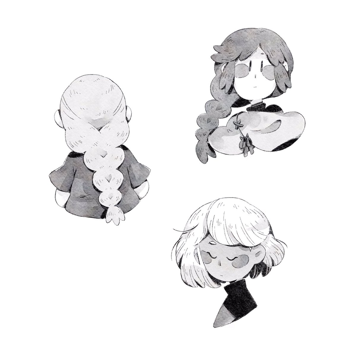 Three doodles that got promoted to not-doodles