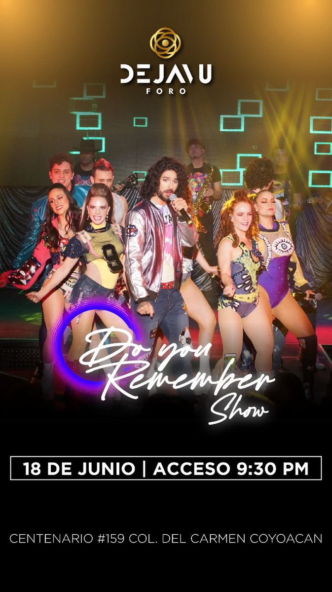 DYRSHOWMEXICO's tweet photo. Listos para mañana?? Nos vemos en @DYRSHOWMEXICO a partir de las 9:30 pm. No se lo pueden perder la pasaremos increíble!! #showretro #coyoacan #ShowTime #Espectaculos https://t.co/le0B0lgA4v