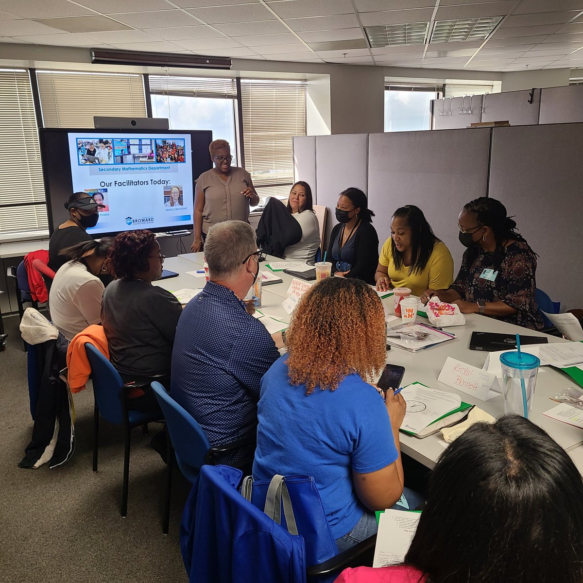 JessicaBeckfor3's tweet photo. Two great sessions preparing our Secondary Math TLFA members for Seasons of learning. #SummerSOL-VIII
@BrowardMath @evans_ame @segarrac https://t.co/RZph1LBVIQ