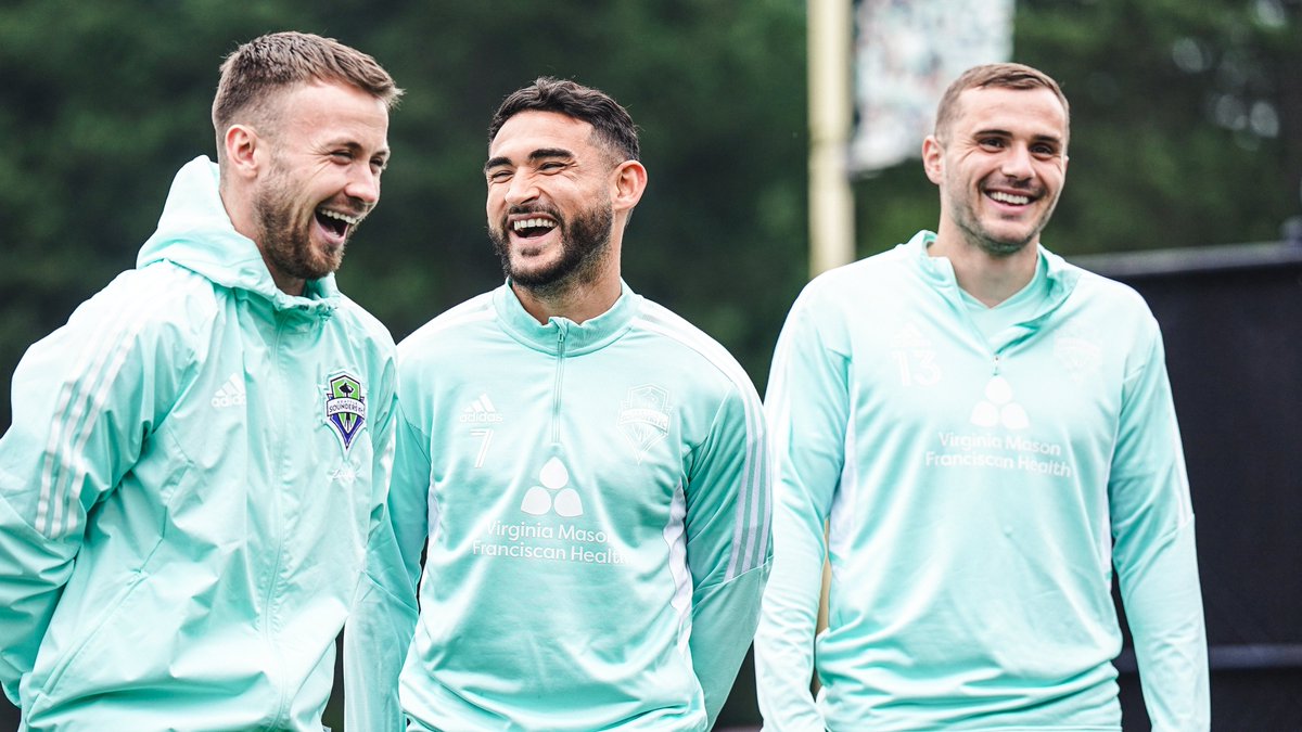 SoundersFC's tweet photo. The boys are back! 💯 https://t.co/HbIRleRan1