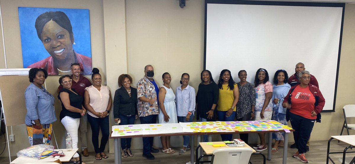 learning1stbda's tweet image. Thanks for coming to visit us today Hon. Minister @Diallo_Rabain. We had a fantastic session reflecting and giving thanks regarding the journey of Education Reform. Lots to celebrate and even more to learn from. #learningfirstbda