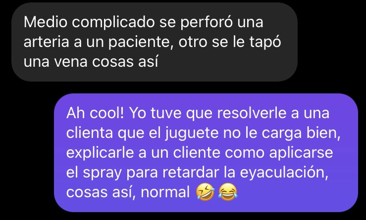 La_Melons's tweet photo. Su día vs. el mío 😅🤣😂 #MenosMalQueViGreysAnatomy #SoloPorJoder https://t.co/OiGhdq52JD