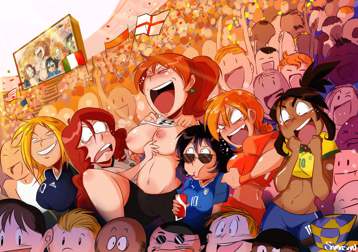 gardnerverse's tweet photo. Interviewer: "So why are you interested in this job?" 

Me: "Well the World Cup is coming up this winter and my OC is a soccer player." 

I: "What?" 

M: "What?" https://t.co/2GY1cHrJLU