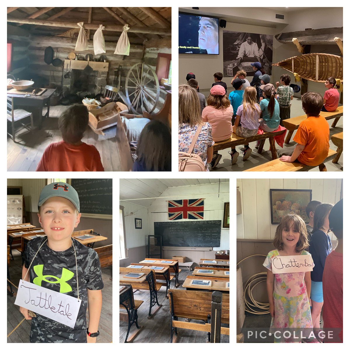 MrsACovert's tweet photo. We stepped back in time to the 1800s today @LangPioneer Village. Such a great learning opportunity. #socialstudies #fieldtripsareback @St_Peter_CES https://t.co/7AfUouhDHp