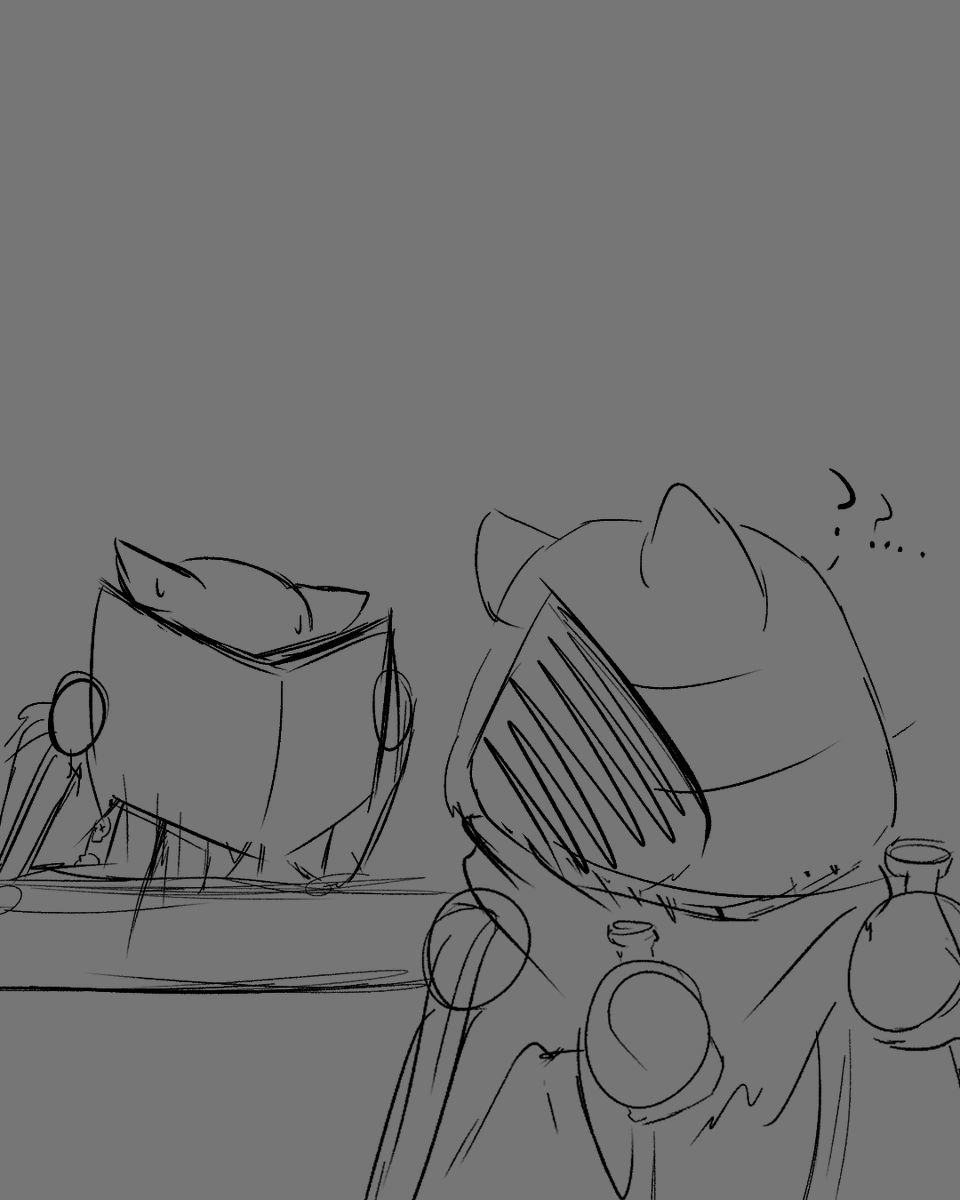 DippyDrawTale's tweet photo. while I'm sketching Edge, here's a shitpost-
Edge might admire Dust... not that he'd admit it.
#dustsans #fellpapyrus #undertale #mafiaau #CDust https://t.co/3GjLhMugWH