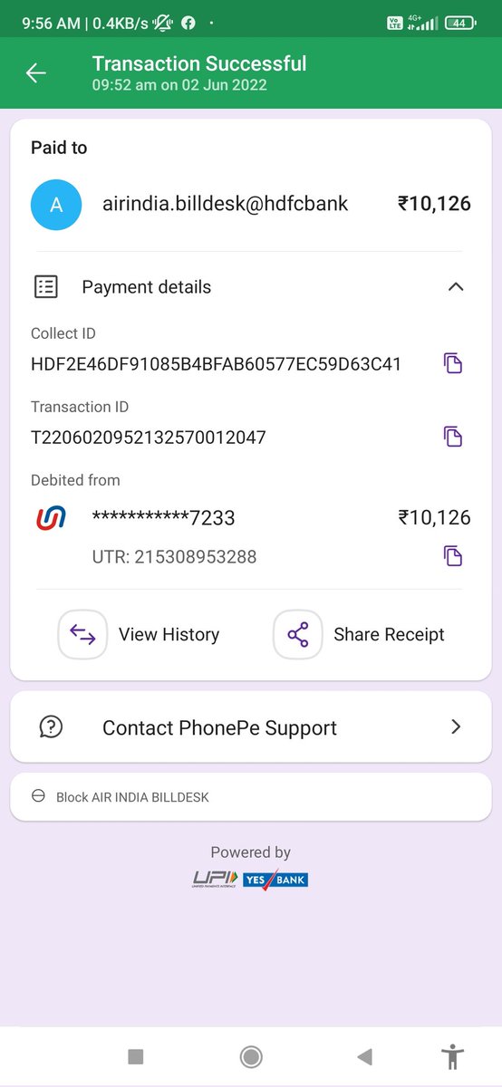 HerojitKgf's tweet photo. @airindiain Amount was deducted from my bank account but ticket not issue and booking was made on 2 June 2022 for dept.7June 2022 from IMF to DELon AI890 Flight for that was also in combined booking for two passenger as an amount of Rs10126 Name KHULLAKPAM SHAHJAHAN Name S MANGKHOTUAN https://t.co/b48Zc5gbfc
