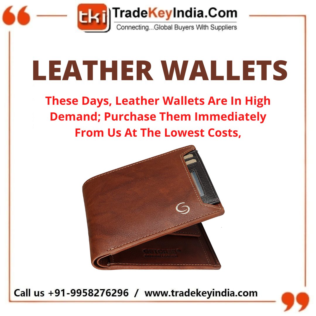 tradekeyindia's tweet photo. Best Leather Wallets
Call/Whatsapp: +91-9958-276-296/ 9999-065-097
Email Us: support@tradekeyindia.com
Visit Us: https://t.co/oiW8CS3AuK
#TradeKeyIndia #b2bportalinindia #LargestB2BPortal #b2bportal #portal #Business2BusinessPortal #B2B #SignUp #RegisterNow #LeatherWallets https://t.co/t98dMopGCw
