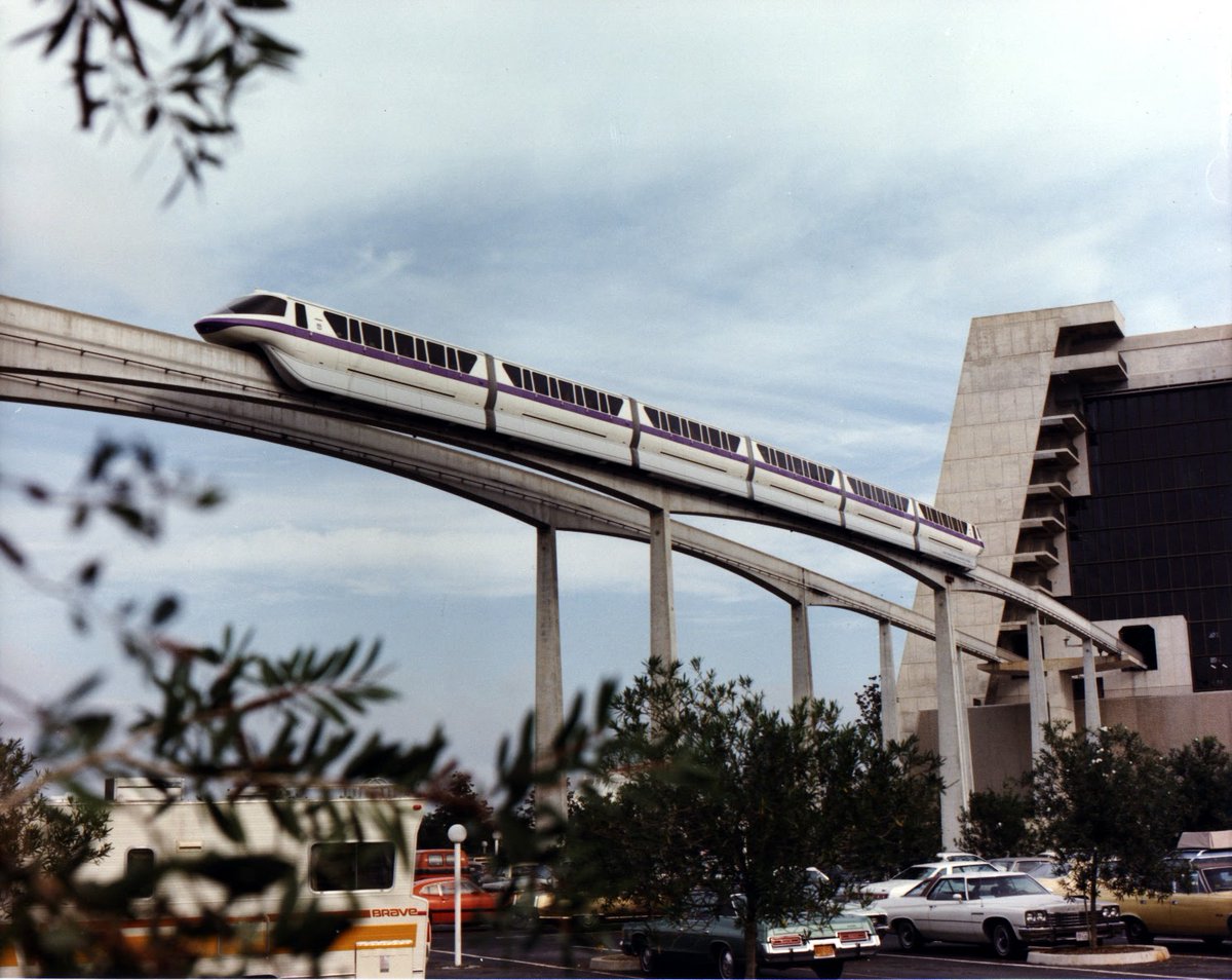 1972 - Monorail Purple Mark IV begins service on the @WaltDisneyWorld Monorail System