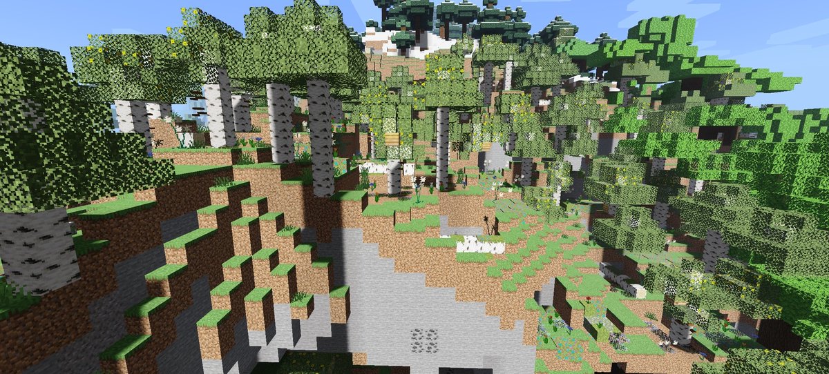 It6_Ash_'s tweet photo. Birch Biome 📸
#Minecraft
(Shader by @TechnicalGd ) https://t.co/hJ4O5GBo3n