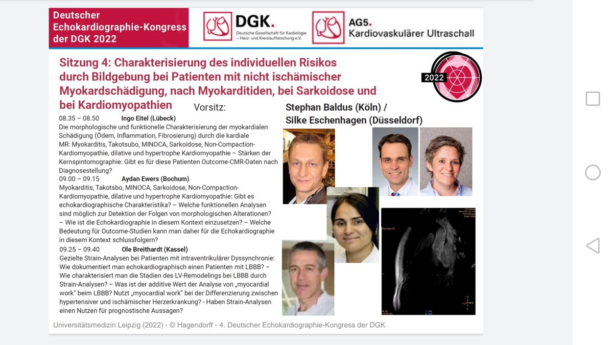 Live is better than online. Hotline Session: nicht ischämische Myokardschäden. Samstag, 25. Juni 2022. Deutscher Echokardiographie Kongress der DGK in Leipzig. Anmeldung echokardiographie-leipzig.de #echofirst #echoDGK22