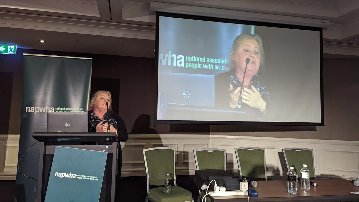 napwha's tweet photo. "We have to ensure that #PATSIN has a seat at the table because our communities can't be left behind." Michelle Tobin's enduring leadership continues, demonstrated at her report back at the Member's Forum. https://t.co/gtSa7uJENB