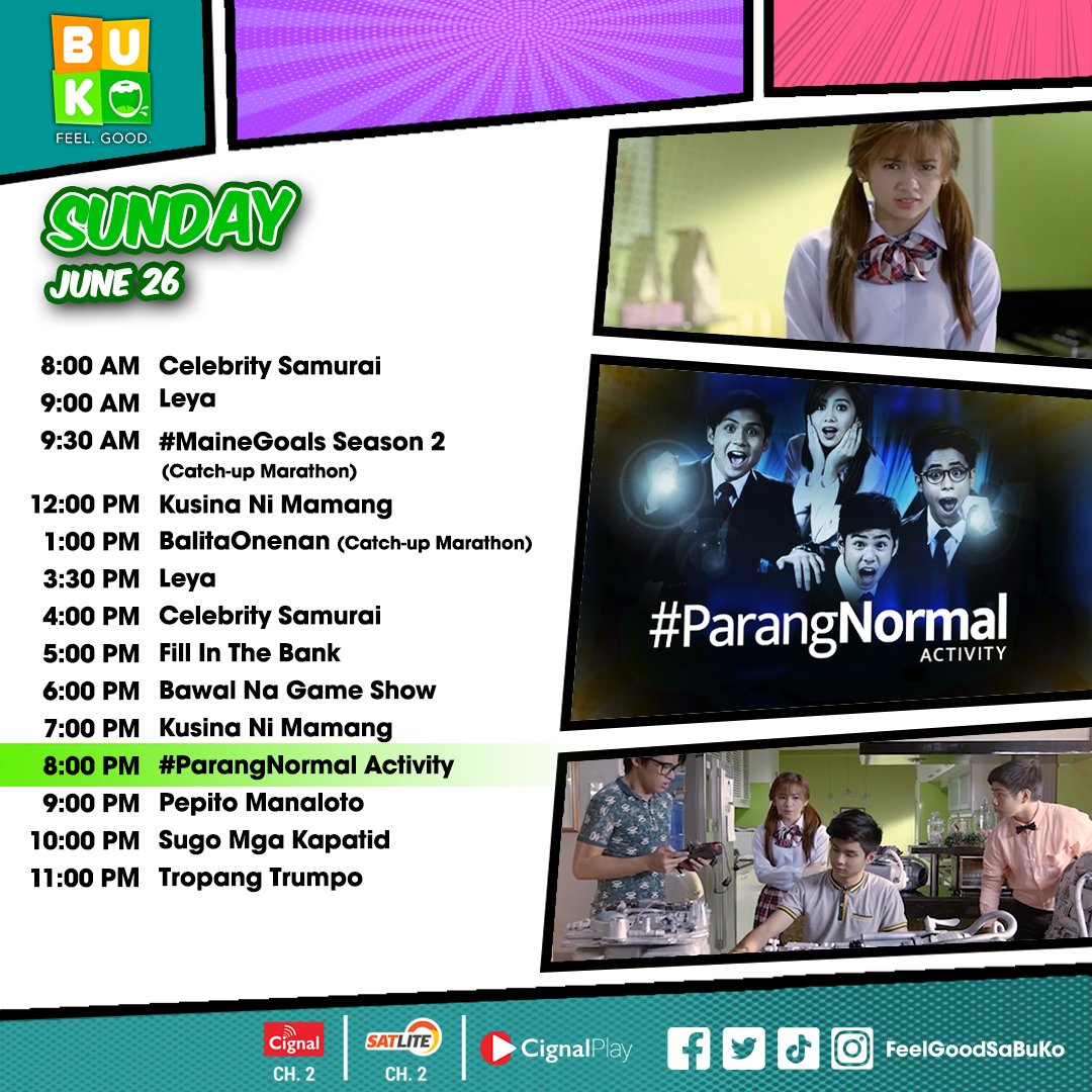 FeelGoodSaBuko's tweet photo. Tawanan at takutan, sagot na ng Paranormal Club 'yan! Sama na sa paglutas ng mga kaso ng kababalaghan sa #ParangNormal Activity, mamayang 9PM!
#FeelGoodSaBuKo https://t.co/yiWfVIKPrR