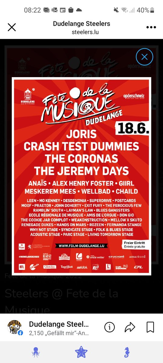 CeeTee1's tweet photo. #luxembourg #dudelange #festival https://t.co/4it1JuAO1S