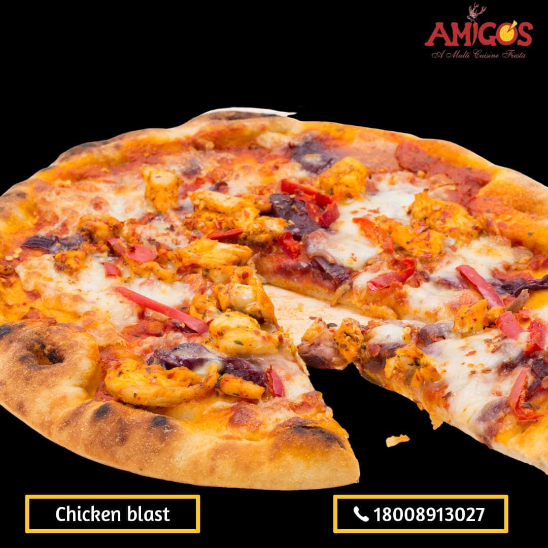 AmigosFoods's tweet photo. Chicken blast from the kitchen of Amigos Hazratbal !
#chickenblast
#pizza๐
#pizzadelivery #pizzapost #bestpizzaintown #bestpizzainkashmir #kashmirfoods #bestrestaurants #amigoshazratbal https://t.co/H1N7ux5VaE