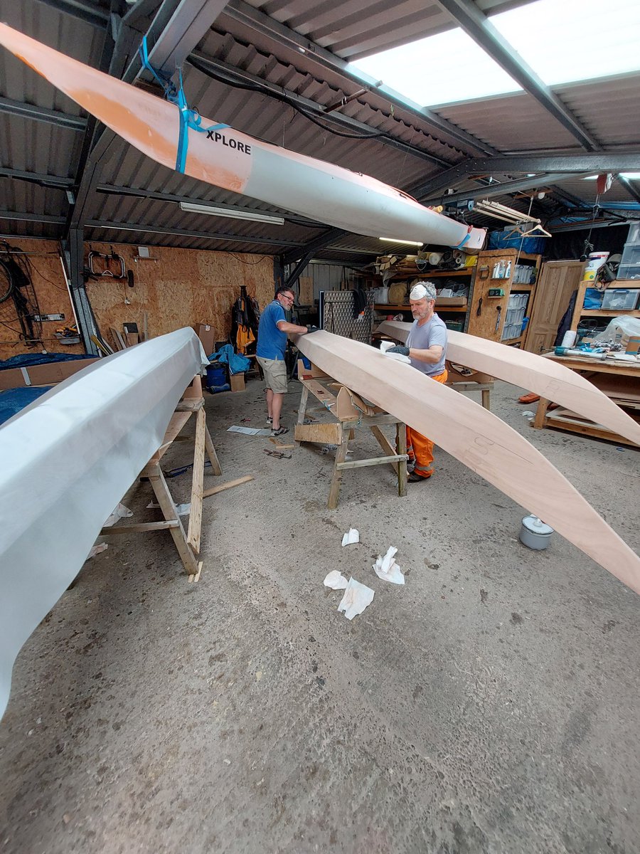 ben___wilde's tweet image. What I forget when I'm working on the house all the time is that boatbuilding is much more fun. Had a good week running a @ArchipelagoFolk kayak course again this week