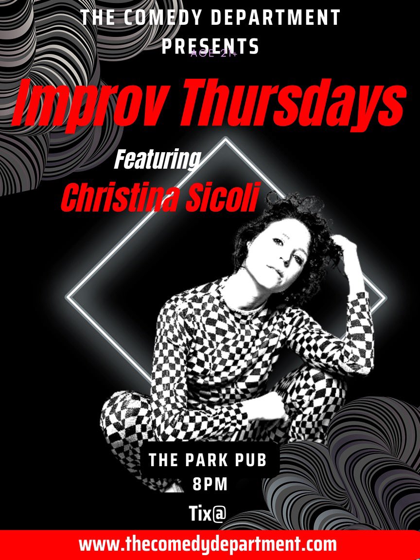 Get you’re tickets next Thursday and have some laughs with <a href="/DMilchard/">David Milchard</a> <a href="/improvchick/">Denise Jones</a> #briananderson and myself 💫 happy to play! Play! Play!