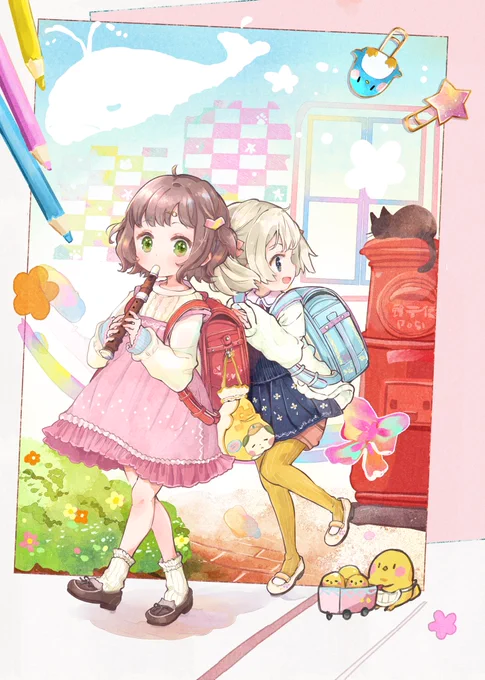 #2022年自分が選ぶ今年上半期の4枚 
お気に入りのイラスト 