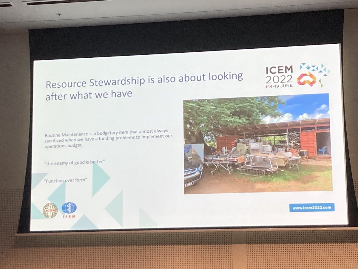 #ICEM22 Dr Vincent Atua - the reality of resource stewardship in LMICs