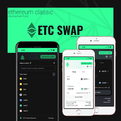 Through <a href="/MultichainOrg/">Multichain (Previously Anyswap)</a>, a leader in blockchain #interoperability, we have successfully bridged <a href="/BNBCHAIN/">BNB Chain</a>  and <a href="/Ethereum/">Ethereum</a> chains to the #EthereumClassic network.💚

This enables etcswap.org to launch with 28 #decentralized markets. 🚀 #ETC #DEX 

Read more about $ETC...