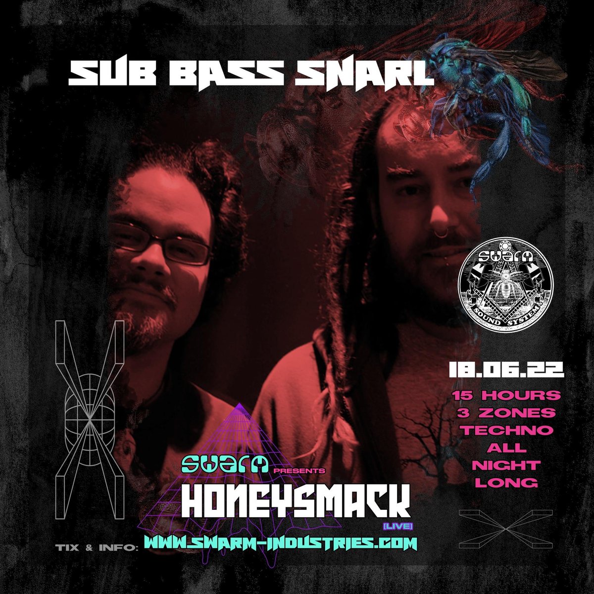 Tonight Sydney folks. We are on early because we are elderly and get grumpy after midnight. Doors open at the very respectable 9pm. Expect us up second, with acid trills, breakbeats, and some things that _used_ to be considered undanceable. (That pic must be 15 years old!)