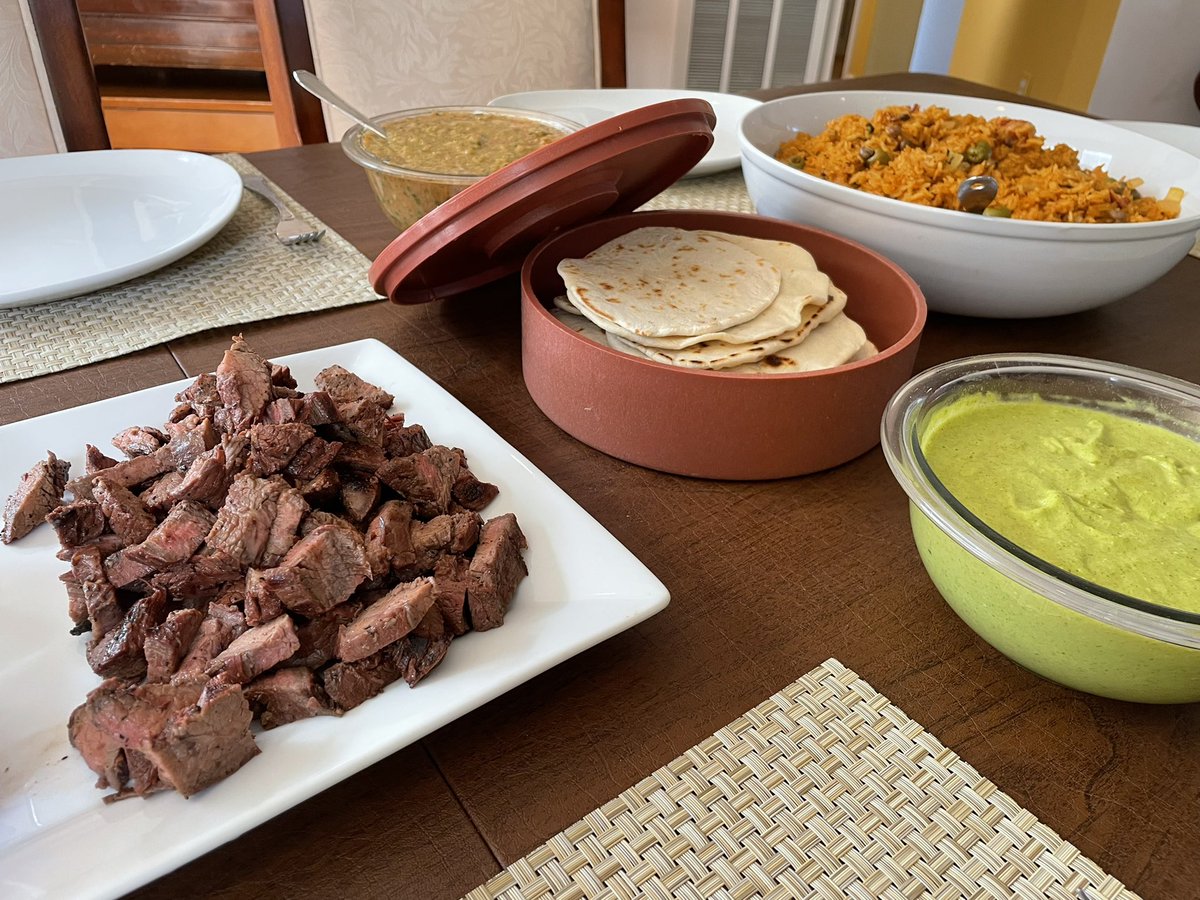 FTDRUMNTCC's tweet photo. Oh yes!!! All homemade: Carne Asada, Spanish rice, tortillas, salsa, and fresh squeezed mango lemonade. If you’re a soldier at Fort Drum, here we come. Food, fun, and fellowship. Stop on by New Testament Christian Church and Servicemen’s Home. It is my pleasure to serve! https://t.co/HbvhW6ciXa