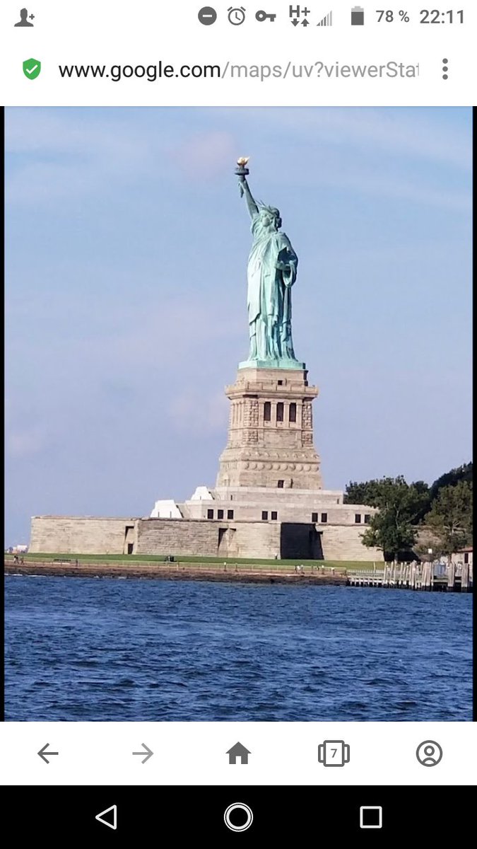 En 1885 la Estatua de la Libertad llega al puerto de Nueva York, a bordo de la fragata francesa Isère. 
#iluminamdoel🌎