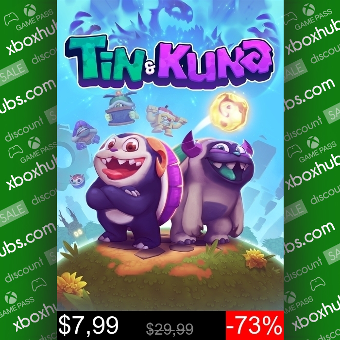 xboxhubs's tweet photo. !!SALE!! Tin &amp; Kuna buy it now for ONLY $7,99 and SAVE 73%. https://t.co/0Nfb0jj6Bj - Discounts 50-80% #tinkuna #gamers #xboxseriesx #xboxonex #actiongame #xboxone #seriesx #exclusivegames #xboxlive #insidexbox #girlgamer #gameswithgold #xbox #xboxplayers #gamepass https://t.co/mUn326FAOU