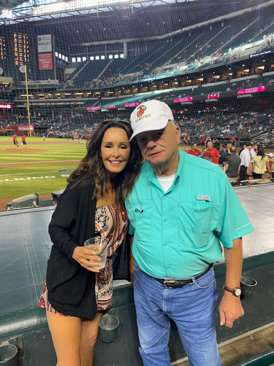 When you take your USMC retired Dad to his very first #DBACKS game!