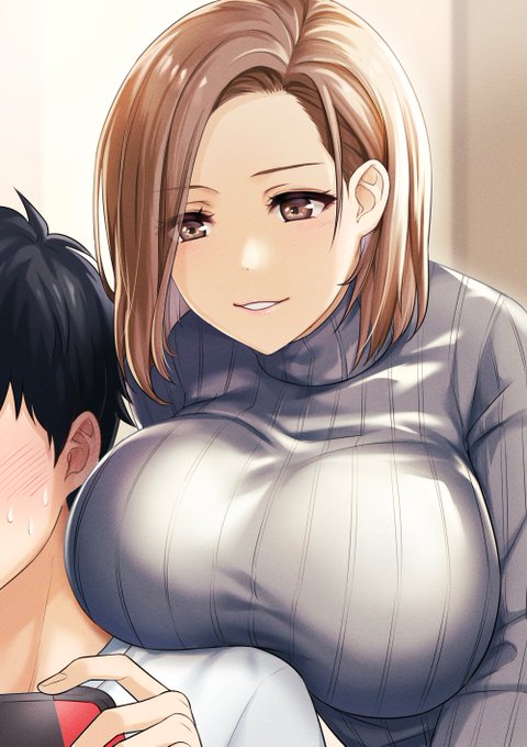 乗せてくるお姉さんシリーズ
 #これ見た人はオッパイを貼る 