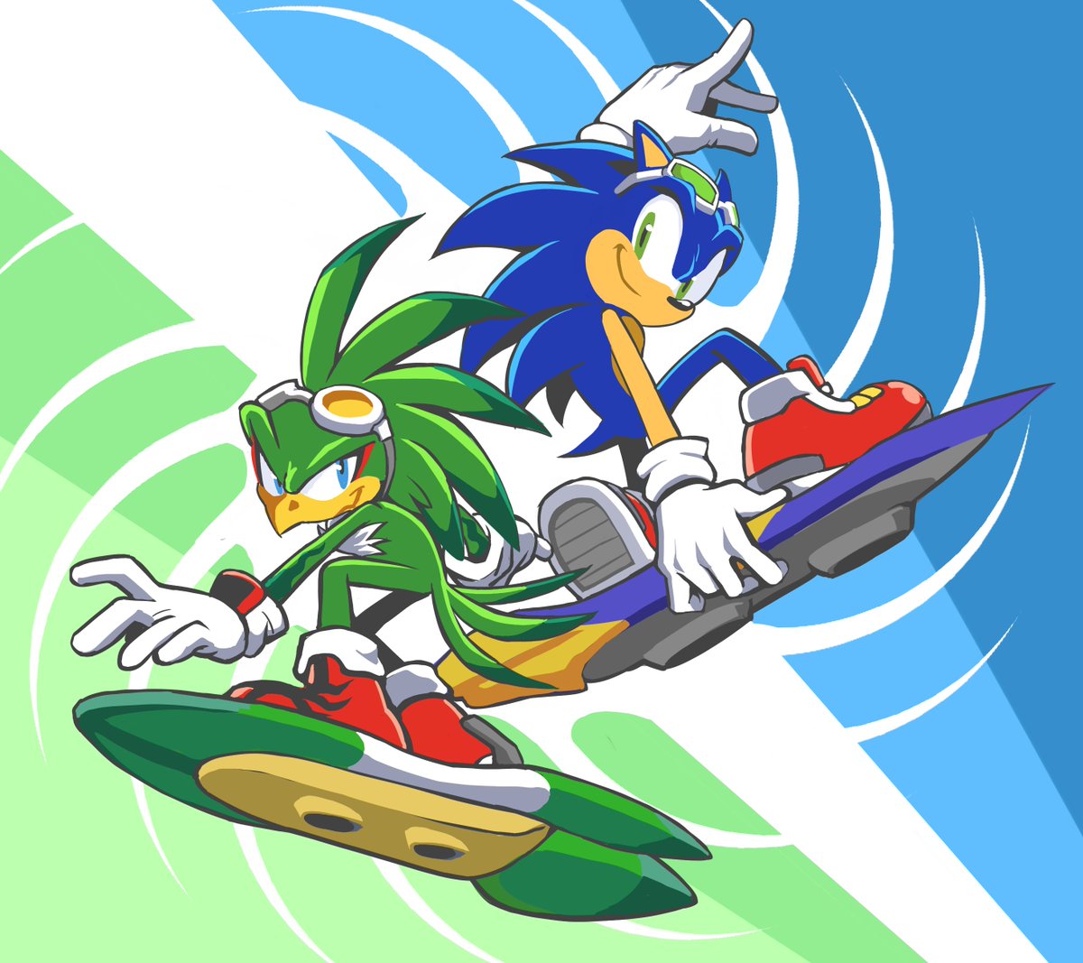 ソニック 「#31DaysSonic Day 26 - Riders 」|Siggieのイラスト