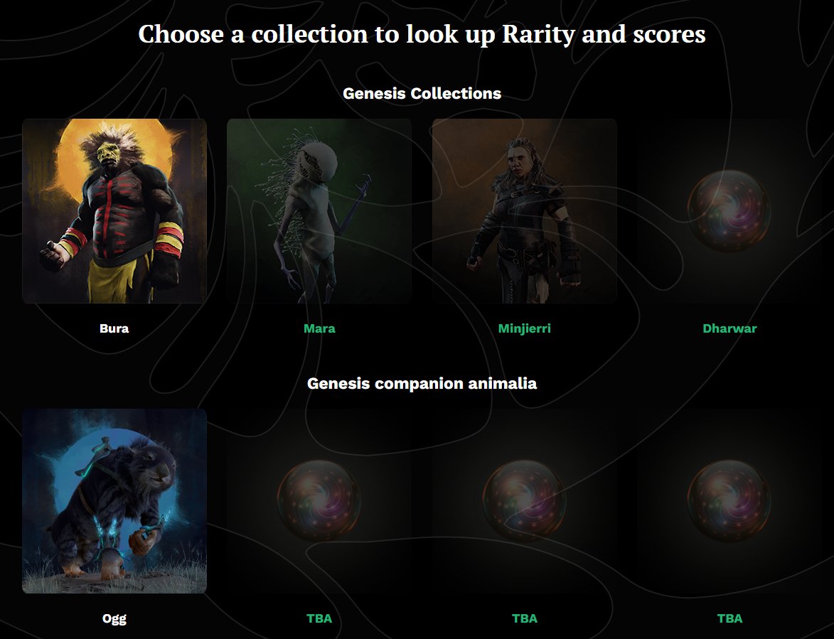 TheEndlessEye's tweet photo. We've updated it so that every collection will have their own rarity page. https://t.co/wd3MGtSnde