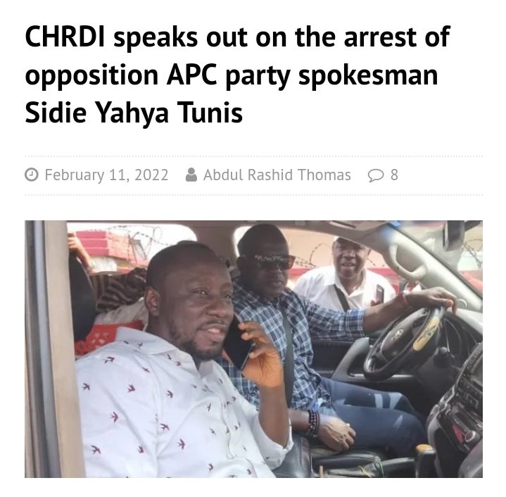 Ch_PR02's tweet image. We call on @antonioguterres to pay attention to Sierra Leone. The UN Resident Coordinator, @AhonsiBA is dozing while human rights - the rule of law is violated. The fragile peace of 🇸🇱 is fast eroding; observing arbitrary arrest of citizens and coercion of opposition leaders.