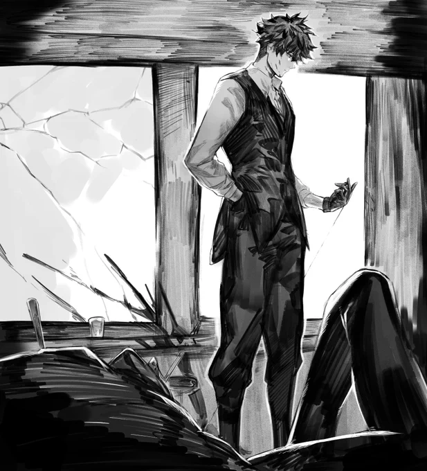 Gonna compile ALL my OCs in this thread. 
Seishin - A cunning and skilled member of the mafia. 