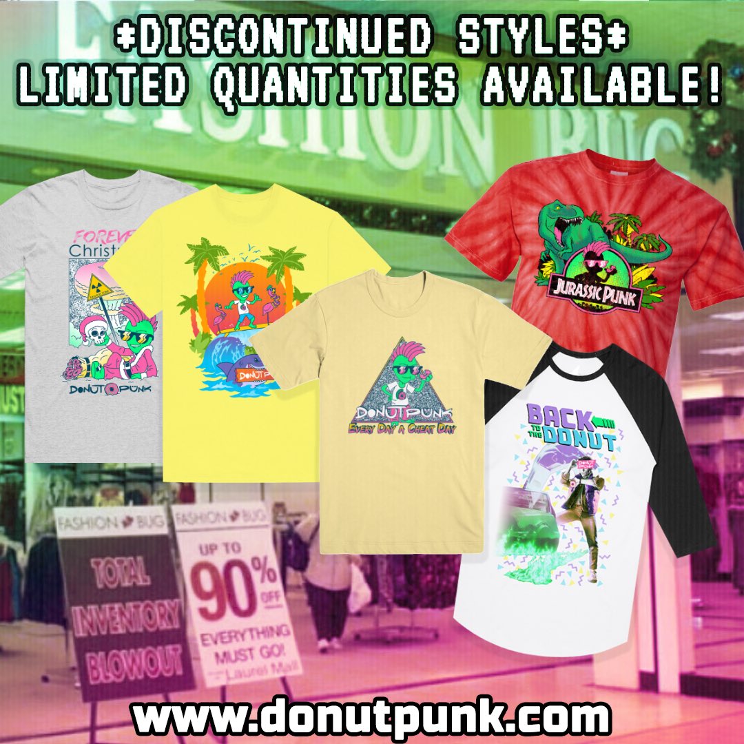 Grab them before they go extinct! 🦕🦖🍩 #donutpunk #BackToTheFuture #JurassicPark