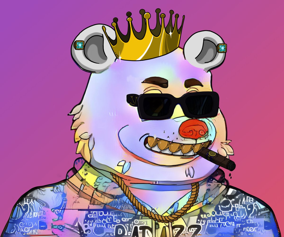 Awall1911's tweet photo. A BADAZZ Derivative by the @AishatuGwadabe the Great! Remember @Badazz_Bears is a composite #NFT and all traits are individual #NFTS you will have the the Build-A-Bear feature to customize your Bear🐻 Aishatu may cook up some special A.I. traits for the community..we’ll see 👀 https://t.co/AtL7C82Imi
