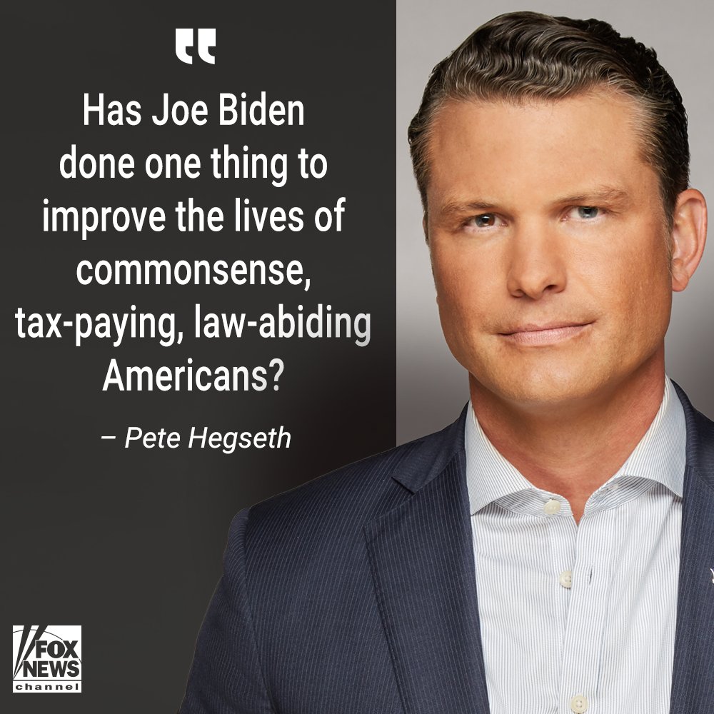 FoxNews's tweet image. IS LIFE BETTER?: Pete Hegseth says the answer is a resounding ‘no.’