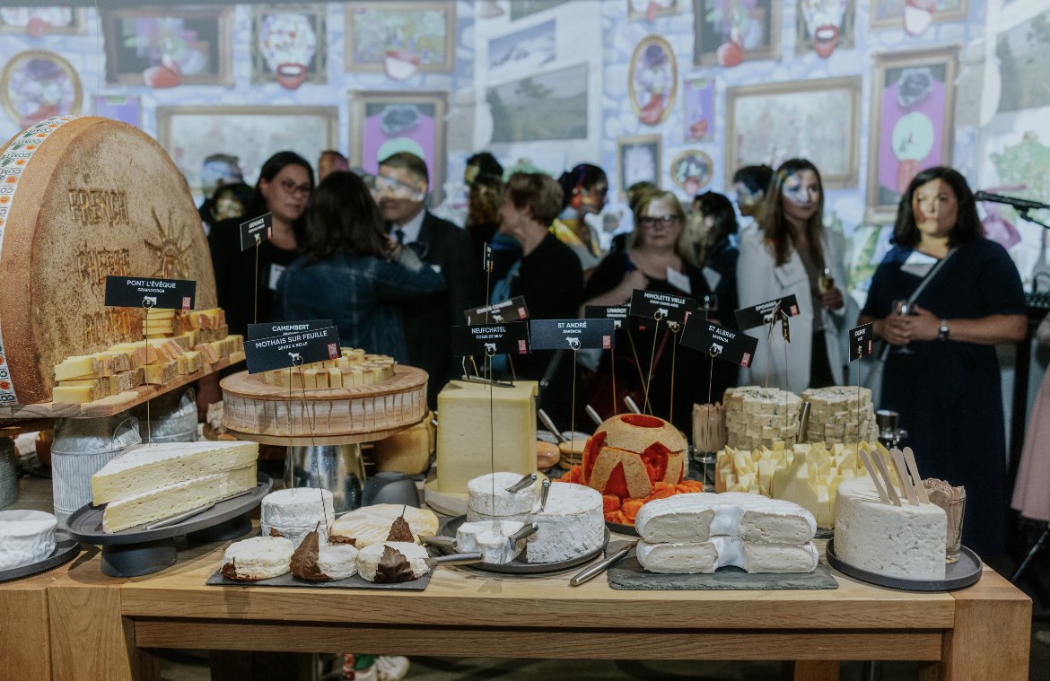 charles_duque's tweet photo. Working with #ARTPOINT, we commissioned four artists to express their sensations when evoking French cheese and butter thru #NFT. #LukeConroy #JacubSpacek & #JamesLee, #AlexMcLeod & #LucasLejeune. Looking for future #collabs. Come check us out: 56 Spring Street, NYC https://t.co/S5pq77X3T9