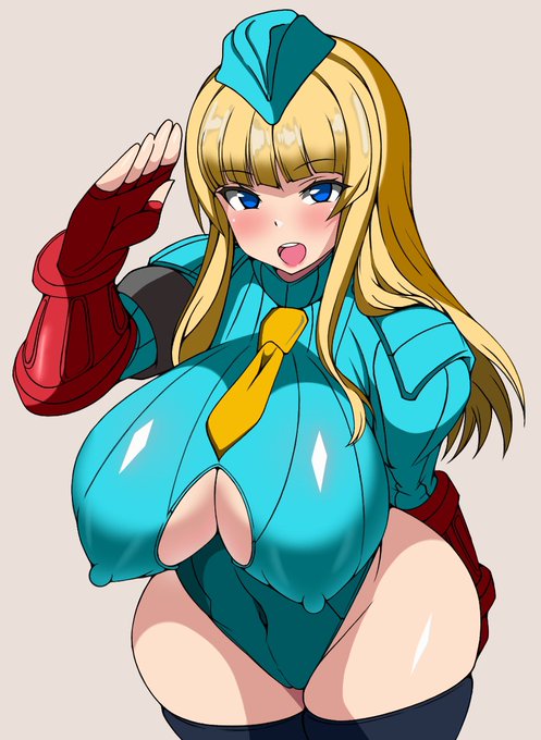 #これ見た人はオッパイを貼るアカネさまのとにかくでっかいおっぱい 