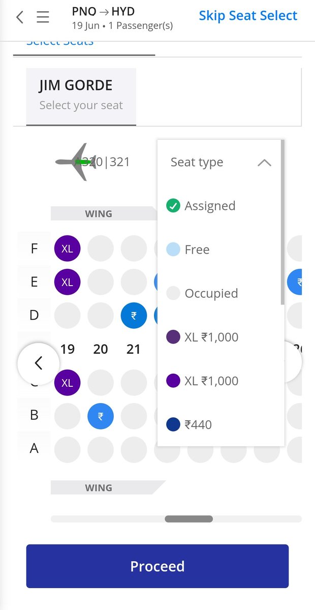 jimbosez's tweet image. Hey @IndiGo6E, how can check-in be mandatory if you have no seats listed as Free and all showing occupied? Nothing is assigned to me and the only available seats are paid. It's well within 48 hours. @DGCAIndia