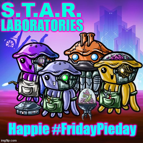 STAR_Labs_8314's tweet photo. @TyFu_Hillbilly @PielandNFT Here at S.T.A.R. Laboratories, we of course have many Pieborg on staff. 

If ever you are visiting the Space Towers, please let us know and we can arrange a tour of the facilities for you. https://t.co/51nxpOp8q9
