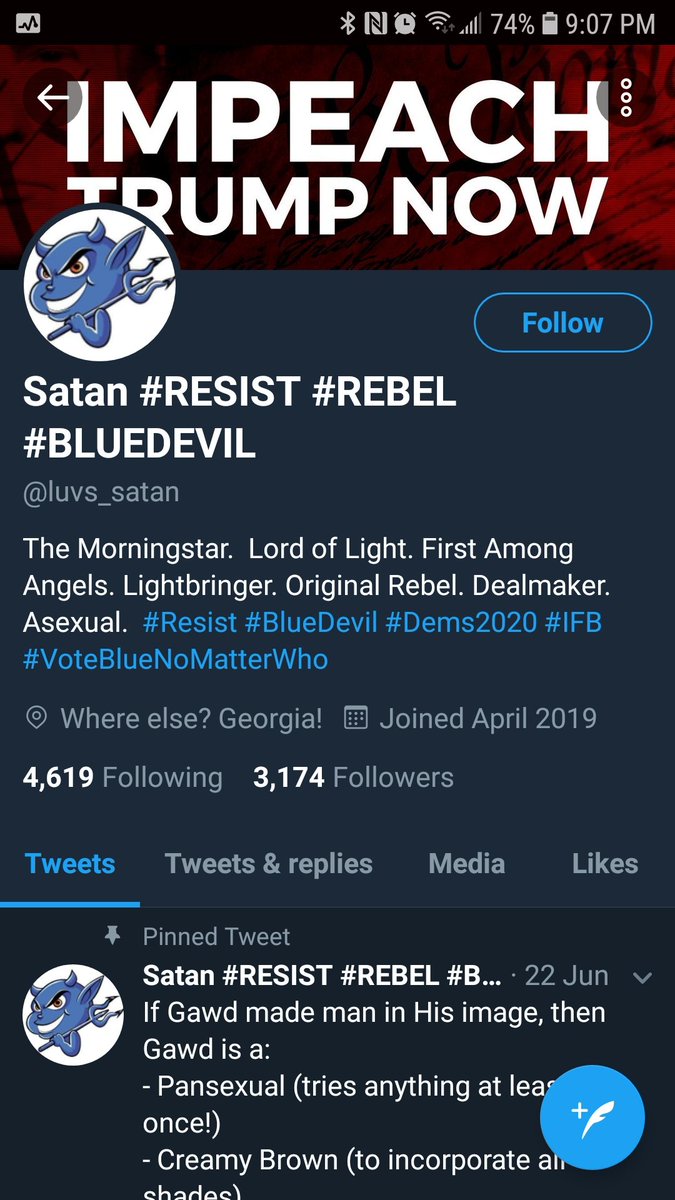 JimmyFalk_55's tweet image. Normally yes...But if you check THE FOLLOWING of those pushing THE COOKIES...You see a pattern

Following is:
- Far Left
- Pagan/ 0ccult leaning
- Feminist/ BLM/ ANTIFA/ Pro-Ukraine
- Use Pronouns

Basically people with a Marxist ideologiesy who are wishing to destroy humanity.